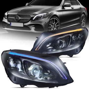 Led projector фари assembly for mercedes benz c-class w205 2015-2021 фото №1
