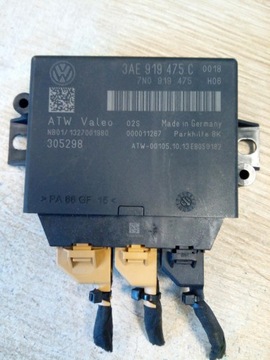 Модуль pdc датчиків vw passat b7 3ae919475c оригінал. фото №1