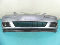 Бампер перед opel corsa c рестайлинг 03-06 серебряный фото №1