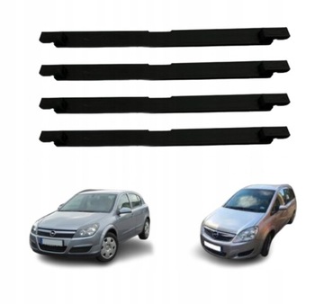 4x заглушка планки крышный opel astra h zafira b фото №1