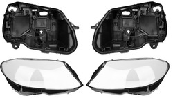 Mercedes c класс w205 комплект kloszy корпуса фары лампы l+p новое фото №1