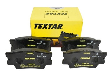 Textar тормозные колодки тормозные зад 2433801 фото №1