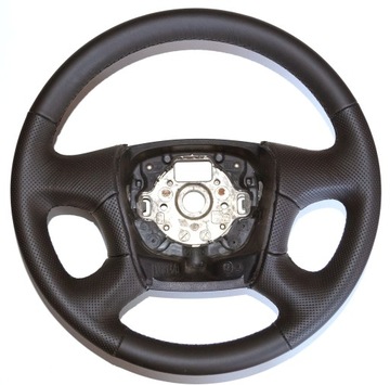 Кермо skoda octavia ii fabia 2 roomster обшивка шкіра 48k фото №1