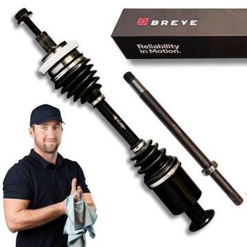 Полуось левая +вал mercedes w205 amg c 43 4-matic автомат 9 передача новая фото №1