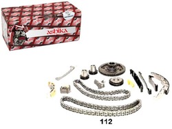 Набір розподільний вал ланцюг navara 2.5dci 05- ashika фото №1