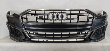 Бампер переднє перед audi a6 c8 4k0 s-line 18-24 6xpdc acc радари фото №1