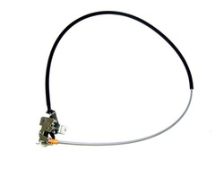 Замок двері ford лівий з трос верх transit 00-13 фото №1