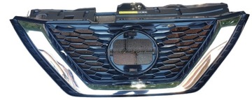 Решітка решітка радіатора nissan qashqai j11 рестайлінг 2 хром 17-21 фото №1