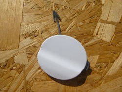 Transit courier 17-22 заглушка фаркоп hak бампер перед jt7617a989aa фото №1