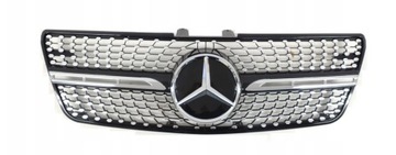 Mercedes ml w164 09- рестайлинг решётка радиатора решётка diamond чёрный фото №1