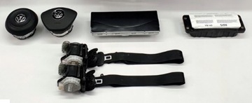 Volkswagen golf 7 vii комплект подушка безпеки + ремені фото №1