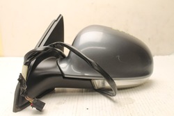 Дзеркало ліві 05- vw golf v 5 універсал jetta 10 контактів ld7x - код фарби фото №1