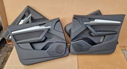 Обшивки audi q5 80a шкіра+ матеріал ідеал комплект європа фото №1