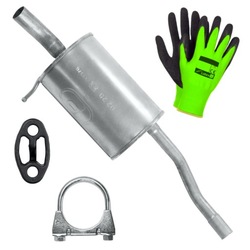 Глушитель конечный dacia sandero 2 ii 12-20 1.2 хэтчбек фото №1