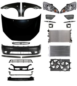 Ford focus mk1 01-04 бампер pas капот крило фото №1