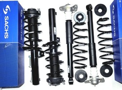 4xsachs амортизатор пружина vw golf v passat b6 skoda octavia ii seat leon фото №1
