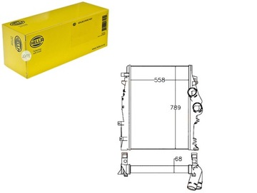Hella интеркулер радиаторов воздуха doładowujące фото №1