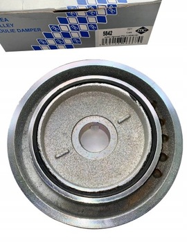 Колесо ременное вала коленчатого fiat ford citroen peugeot 2.2 hdi tdci фото №1