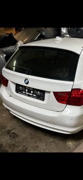 Bmw e91 lci рестайлінг кришка зад задня багажника скло петлі a300 альпійський білий 3 фото №1