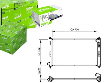 Радіаторів двигуна valeo 1330t0 1330v1 1330v6 фото №1
