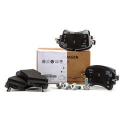 Оригинальные тормозные колодки зад audi a1 s1 vw polo vi gti 272x10mm aso фото №1