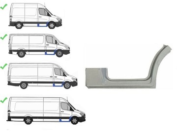 Vw crafter 2006 поріг права фото №1