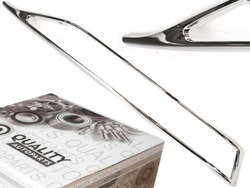 Хром накладка рамка бампера галоген перед ліва skoda superb iii 3v 19- фото №1