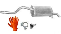 Renault clio ii 1.4i + 1.9 d od 1998r. хэтчбек глушитель конечный фото №1