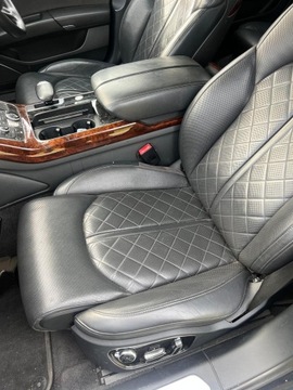 Сиденья массажи вентилируемые с подогревом зад комплект audi a8 s8 d4 чёрная кожа! фото №1