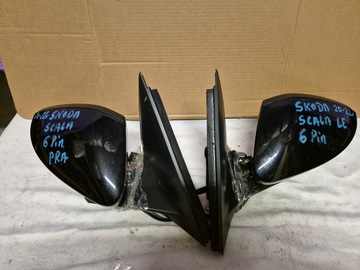 Правые зеркало skoda scala 2019-2023r 6 pin оригинал фото №1