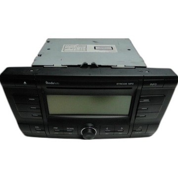 1z0035161c радіо mp3 cd octavia ii 1z0 фото №1