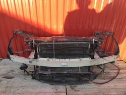 Mercedes c w204 2.2 cdi pas переднє підсилювач радіатор вентилятор балка фото №1