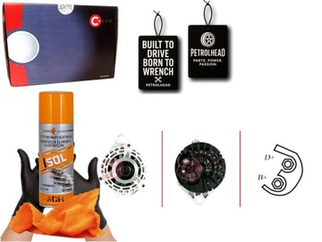 Генератор 12v 140a ina casco #petrolhead pro+ kit4 фото №1