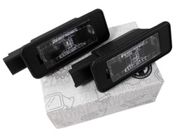 2x лампа освітлення номерного знака реєстраційний citroen c3 c4 c5 iii фото №1