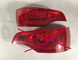 Audi q7 4l рестайлинг 11-15 лампа задняя левая led usa фото №1