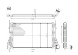 Hart радиаторов воздуха passat 2.0tsi 10- 614067 фото №1