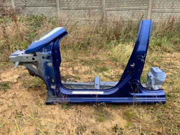 Renault megane iv порог левый перед длинный стойки петли четверть фото №1