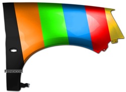 Крило праві do peugeot partner 2 02-08 eycc фото №1