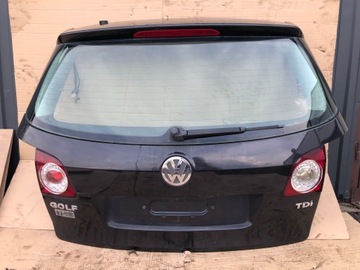 Кришка задня lc9z volkswagen vw golf v plus + 5m0 скло зад комплектна чорна фото №1