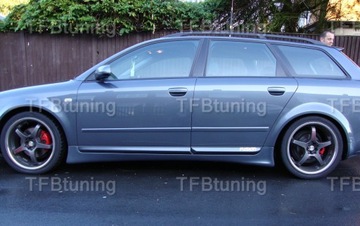 Спойлеры пороговые пороги audi a4 b6 b7 tfb тюнинг фото №1