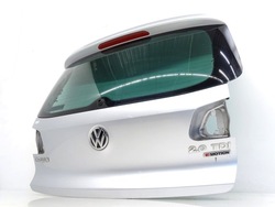 Крышка зад задняя багажника з стекло vw tiguan i 5n рестайлинг серебряная la7w фото №1