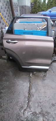 Hyundai santa fe iv дверь зад задние правые цвет y2b комплектные фото №1