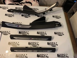 Планки накладки порогові м-пакет led bmw x5 g05 x5m f95 комплект фото №1