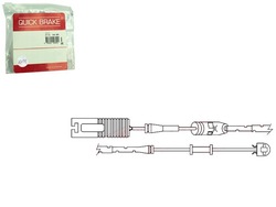 Датчик зносу гальмівні колодки гальмівних перед land rover range rover iii фото №1
