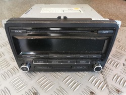 Радио rcd310 eu vw оригинальный номер 1k0035186aa фото №1