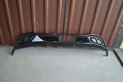 Накладка спойлер бампера зад golf viii 8 r line фото №1