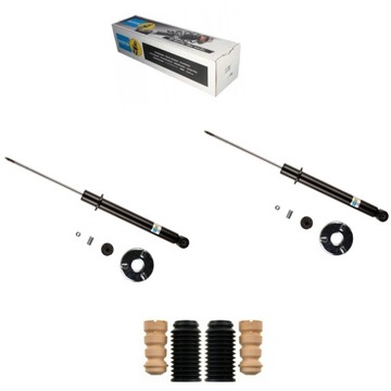 Амортизаторы зад + защитные накладки отбойники audi a4 b5 1995-2001 фото №1