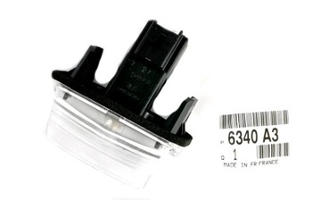 Подсветка номерного знака citroen c3 c4 picasso c5 ds4 фото №1