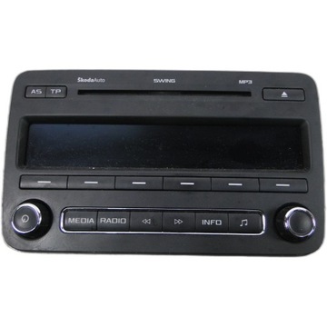 Радіо skoda fabia ii swing 5j0035161c оригінал фото №1