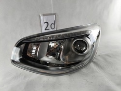 Kia soul ii 2014- ev фара левый лампа линза led ,k8i фото №1